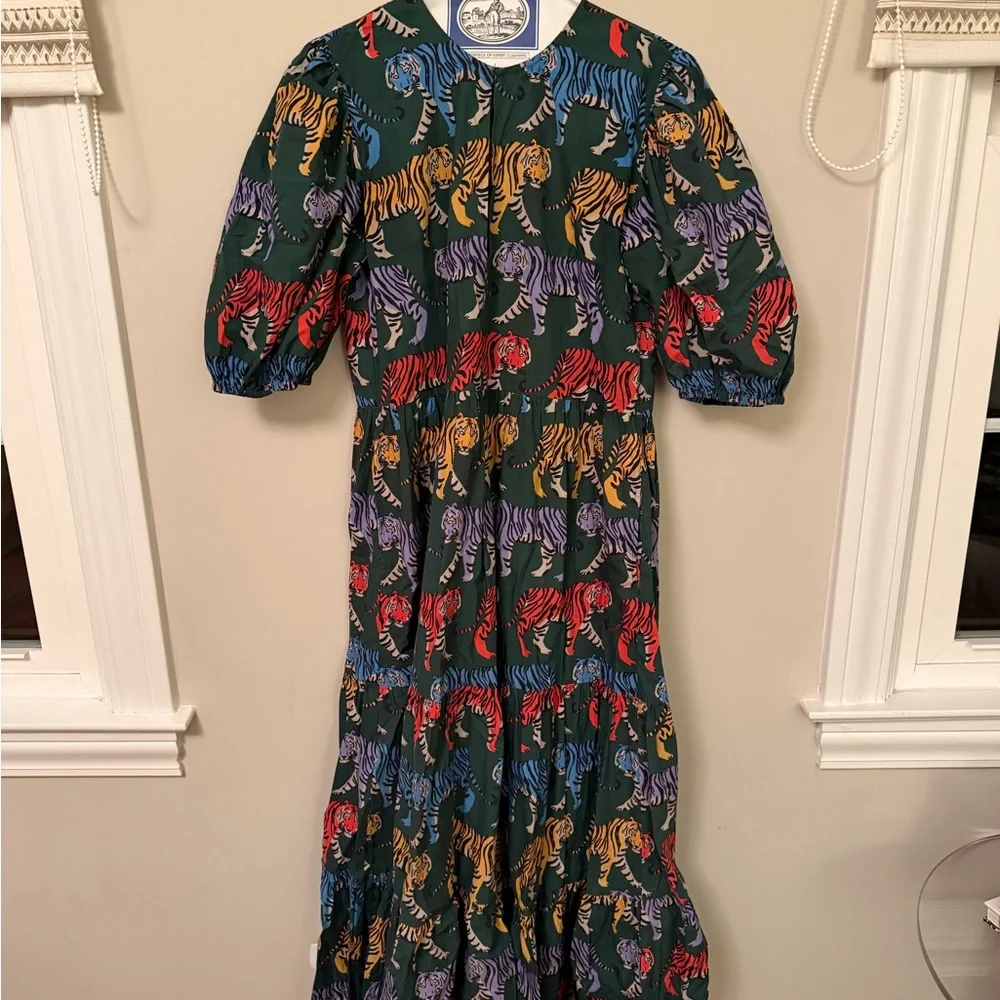 Oliphant Tiger Print Maxi Dress - Picture 2 of 5